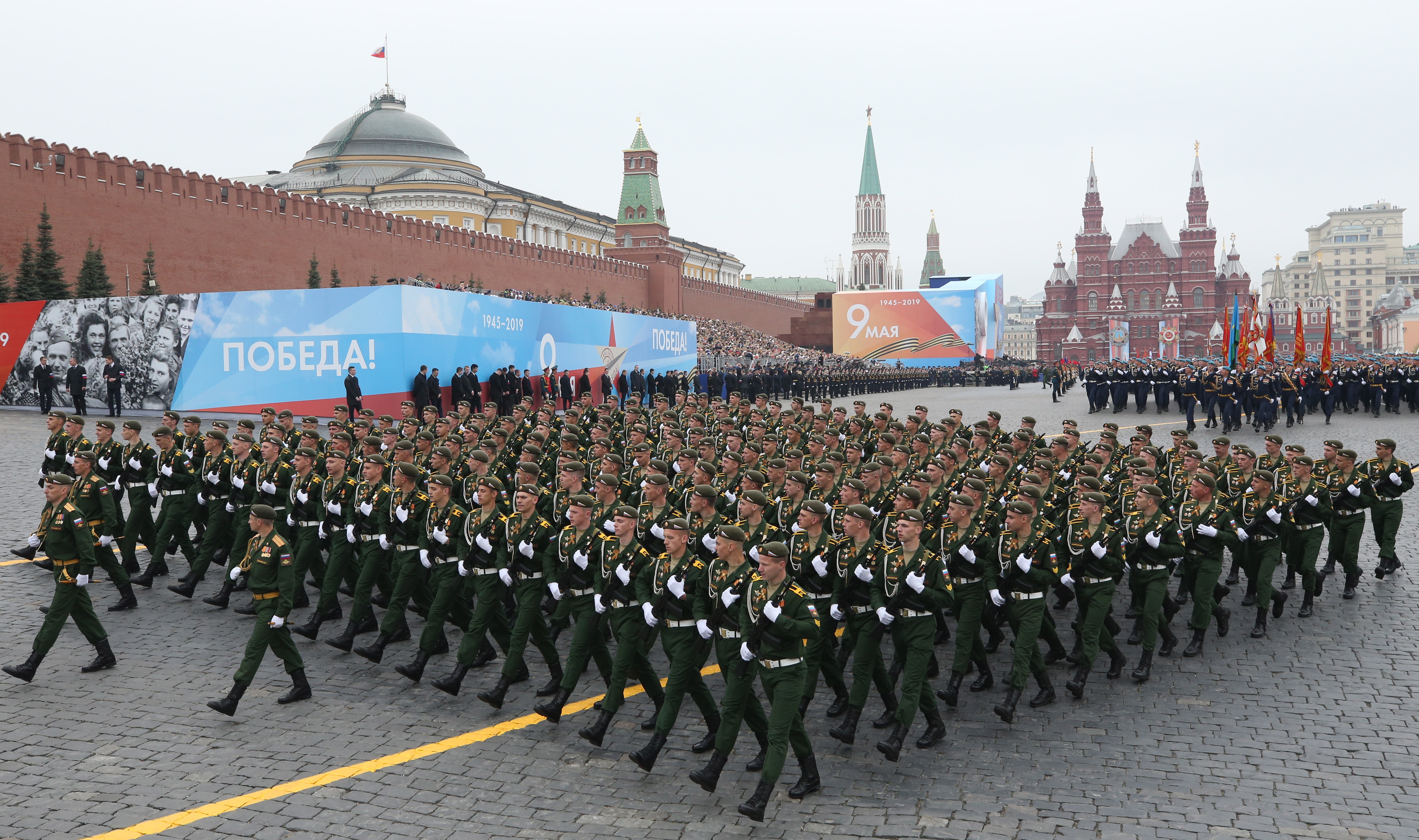 парад вооруженных сил россии на красной площади