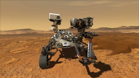 Марсоходът Пърсивиърънс, най-големият и сложен роувър досега на НАСА, премина
