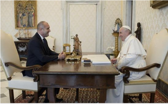 Посланието на папата към българския народ е за здраве благополучие