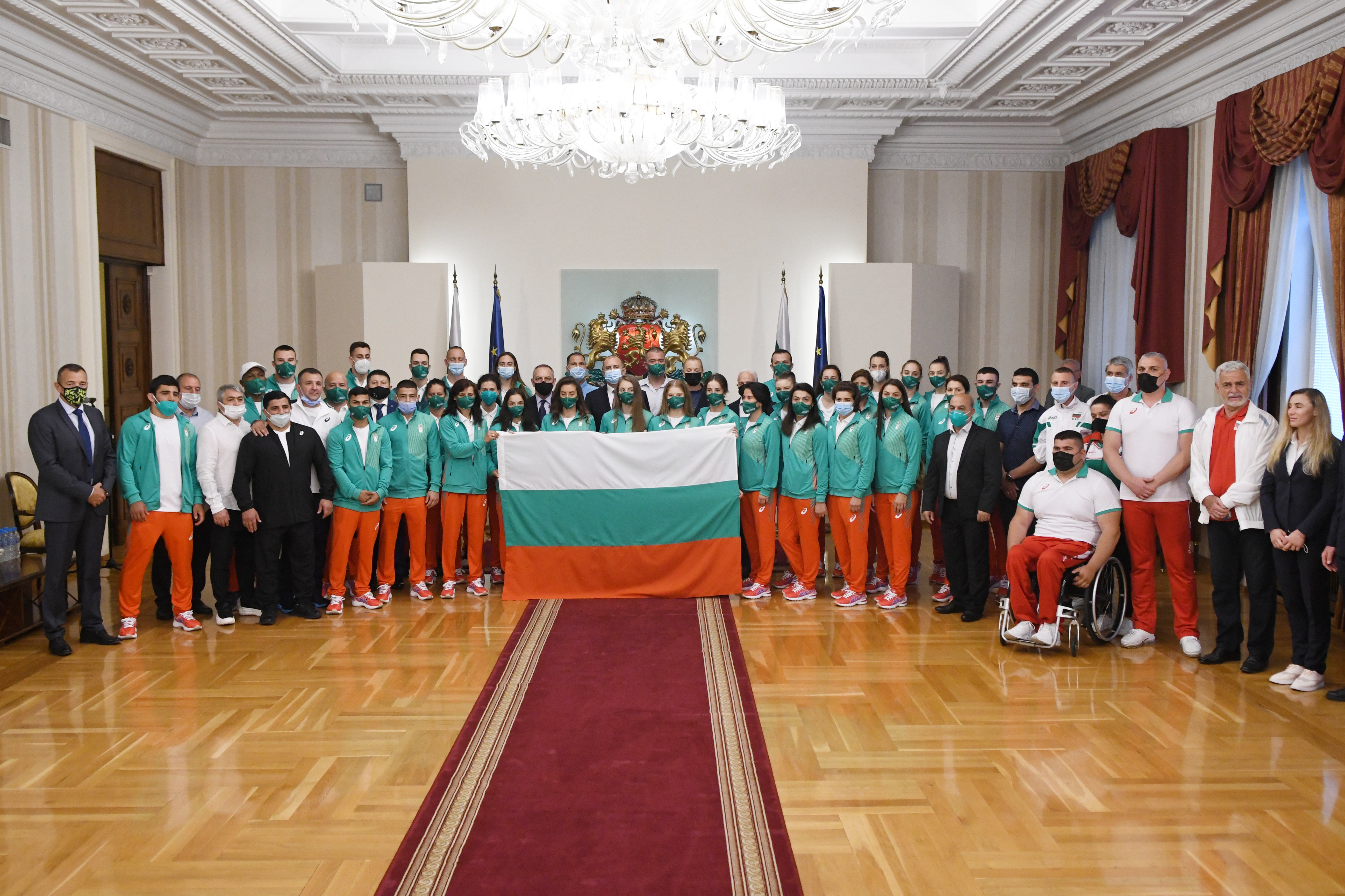 За мен е е удоволствие да поздравя българските спортисти със