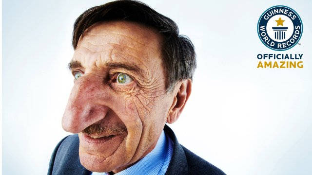 71-годишният турчин Мехмет Озирек е с най-дългия нос в света,