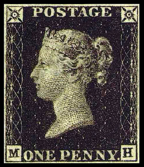Първата в света пощенска марка Черното пени се продава на