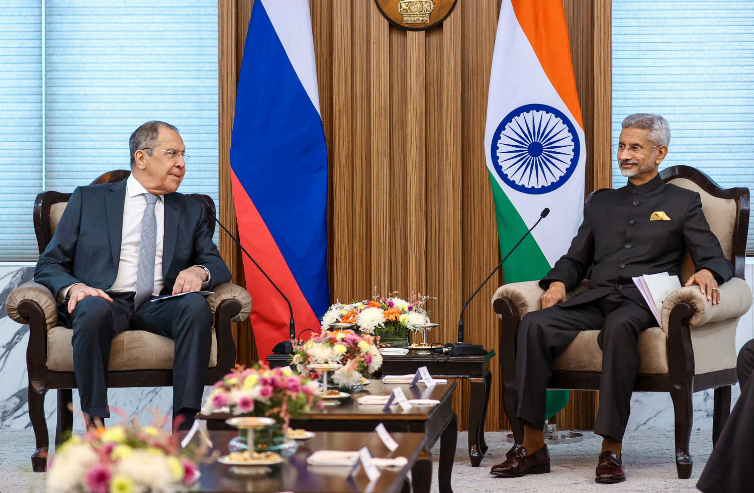 Руският външен министър Сергей Лавров посети Индия и се срещна