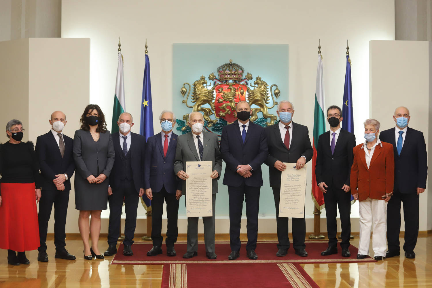 Президентът Румен Радев бе домакин на юбилейната 40 годишна тържествена церемония