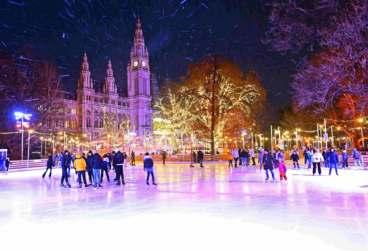 Ледената пързалка на австрийската столица стана още по голяма От първоначалните