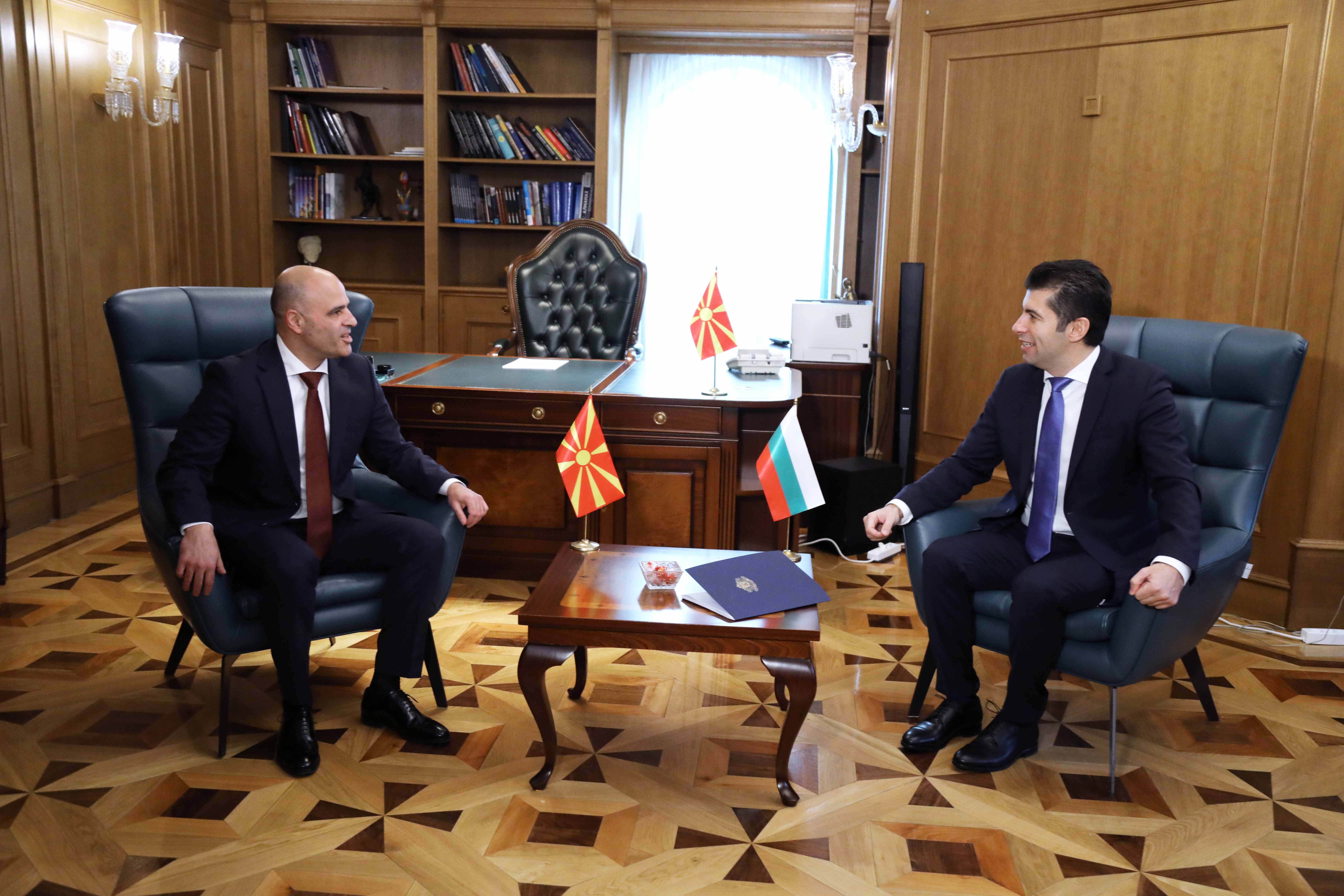 Министър-председателите на България и Северна Македония очертаха основните приоритети пред
