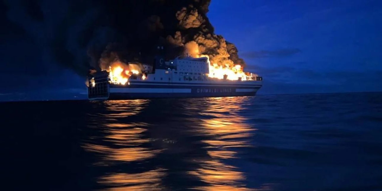 9 българи са в неизвестност след пожара на ферибота в