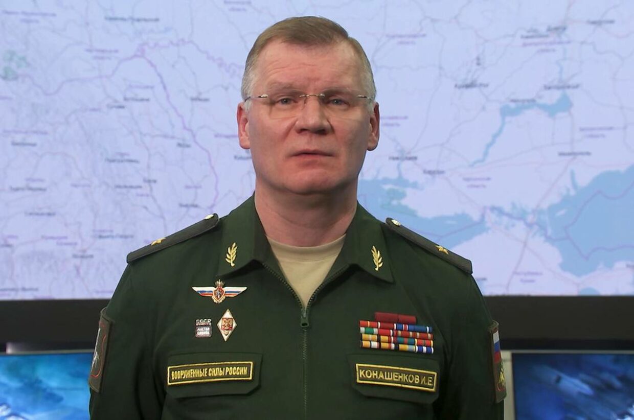 Официалният представител на Министерството на отбраната генерал майор Игор Конашенков заяви