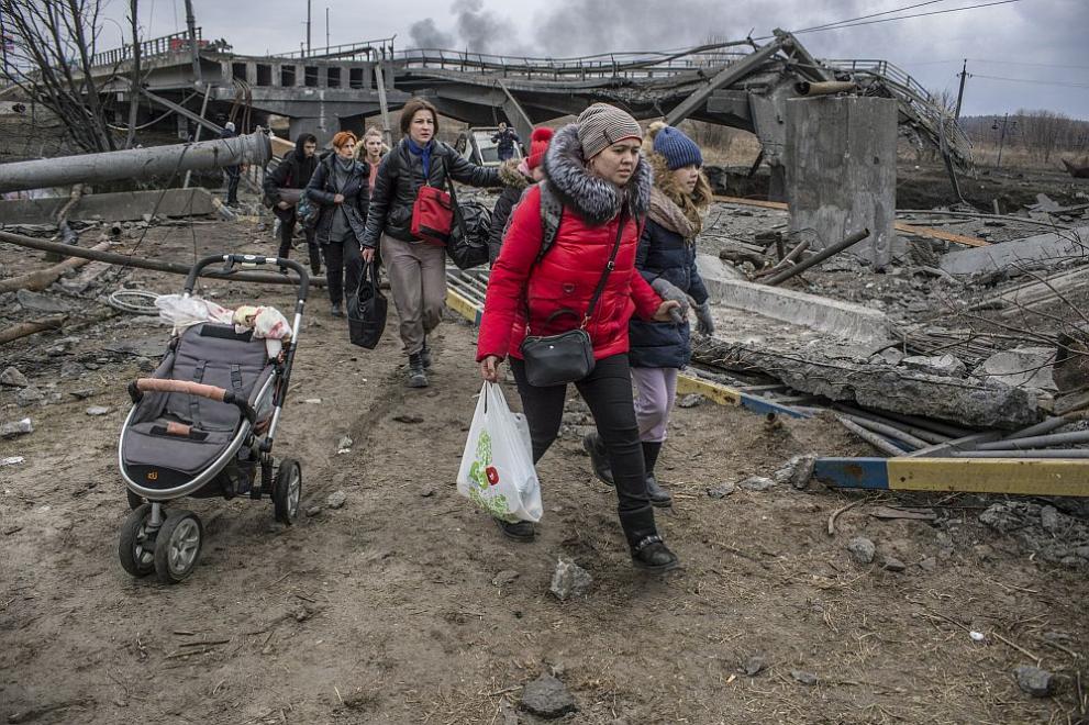Украйна отхвърли предложението на Русия за хуманитарни коридори за цивилното