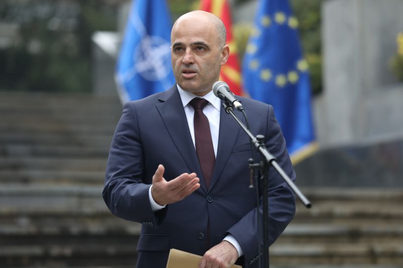 Премиерът на РС Македония Димитър Ковачевски заяви днес, че следващата