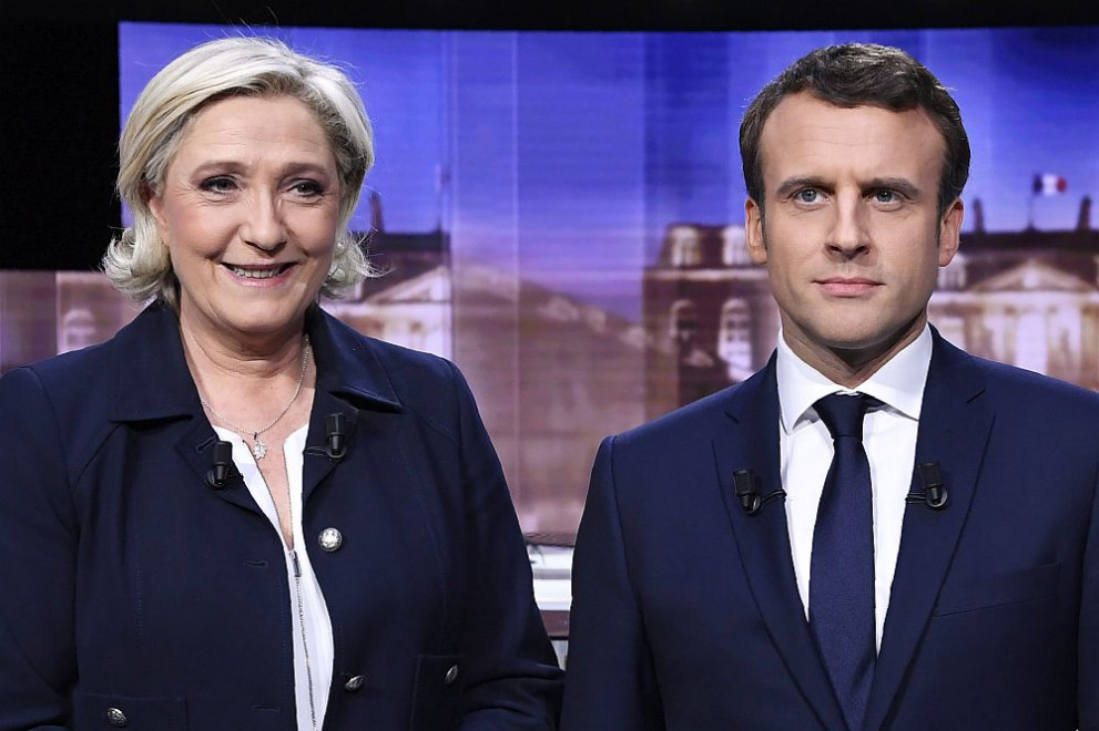 Франция гласува на втори тур на президентски избори Еманюел Макрон