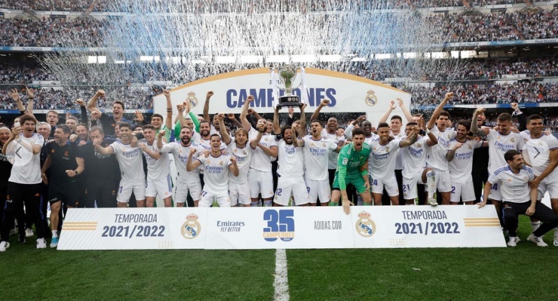 Реал Мадрид триумфира с шампионската титла в Испания за 35-и