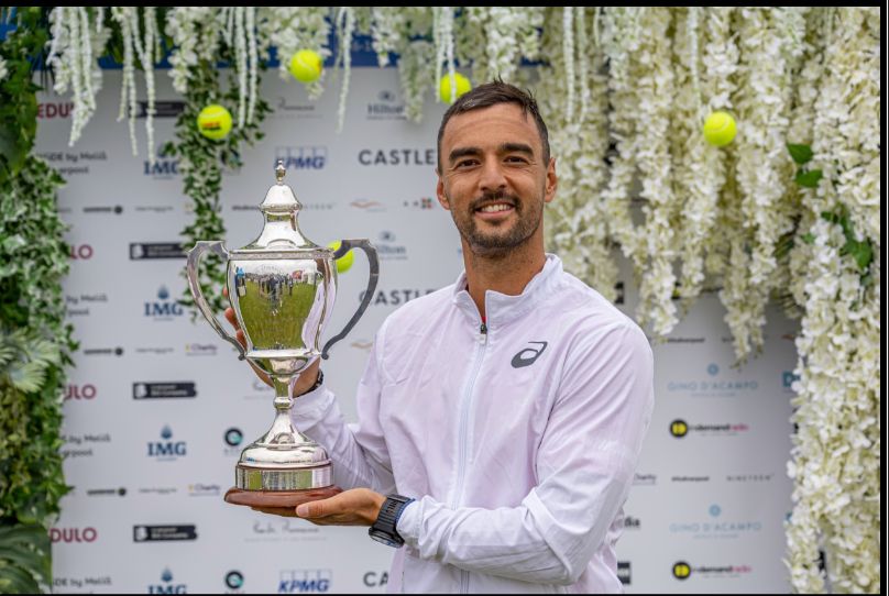 Димитър Кузманов №179 в света заслужи първи трофей на трева