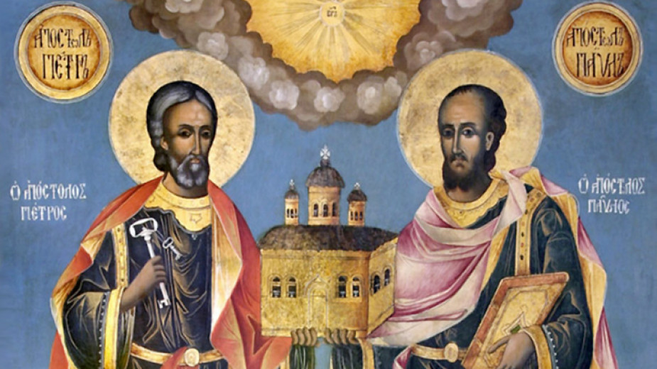 Днес Православната църква почита едновременно паметта на великите апостоли Петър