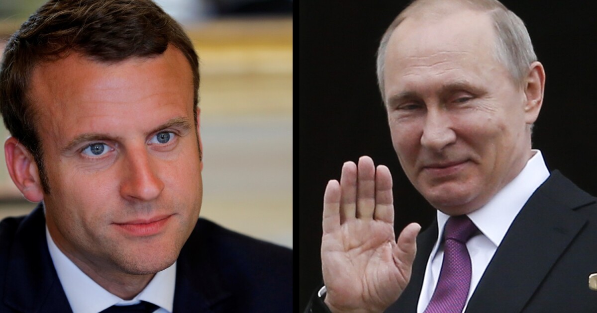 В интернет изтече разговор между Владимир Путин и Еманюел Макрон В