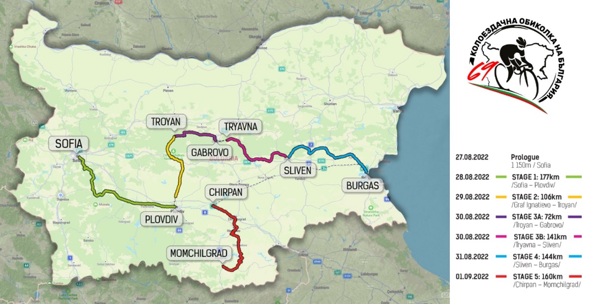 Владимир НИКОЛОВ69 ата колоездачна Обиколка на България ще стартира в събота