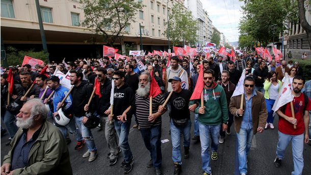 Гръцките синдикати са в пълна готовност за 24 часова стачка която
