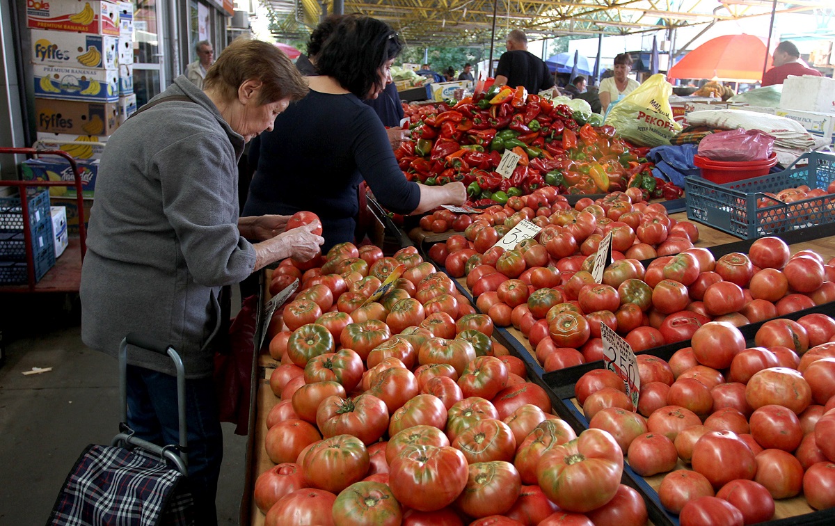 През миналата седмица цените на зеленчуците на едро са се