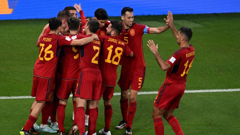 Испанският национален отбор постигна най убедителната си победа на Световни първенства