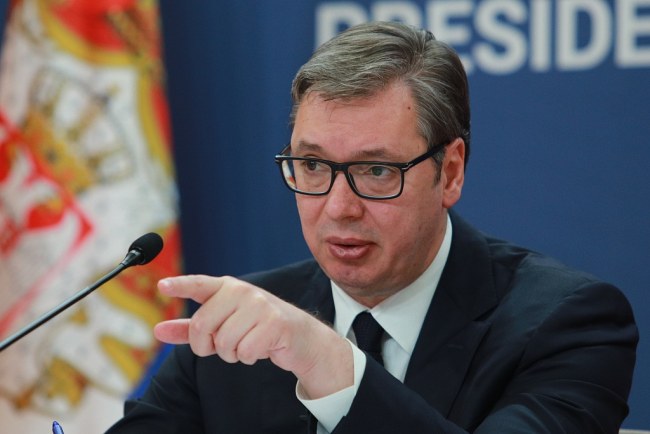 В обръщение към гражданите президентът на Сърбия Александър Вучич коментира