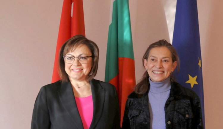 Председателят на Българската социалистическа партия г жа Корнелия Нинова проведе среща