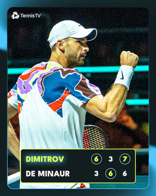 Единственият българин в тенис елита Григор Димитров №24 се класира