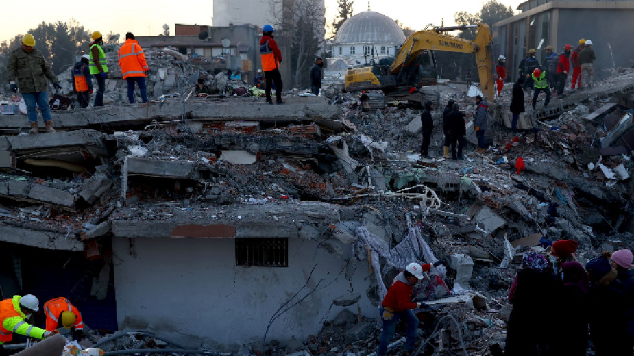 Броят на жертвите в Турция и Сирия след разрушителните земетресения