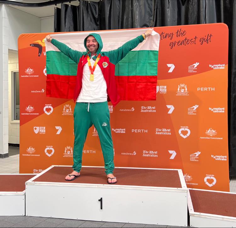 Георги Пеев стана световен шампион за трансплантирани На първенството в