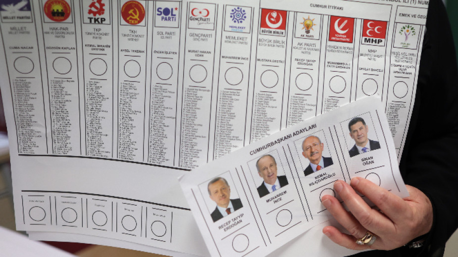 В Турция вероятно ще има втори тур на президентските избори.
