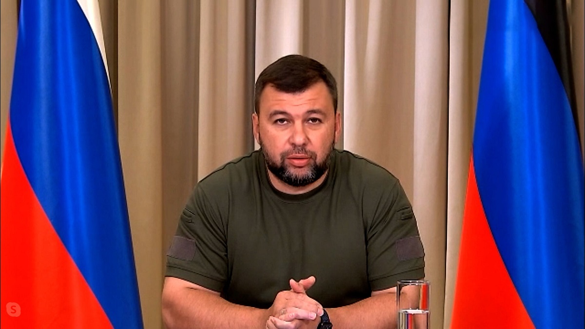 Ръководителят на самопровъзгласилата се Донецна народна република ДНР Денис Пушилин