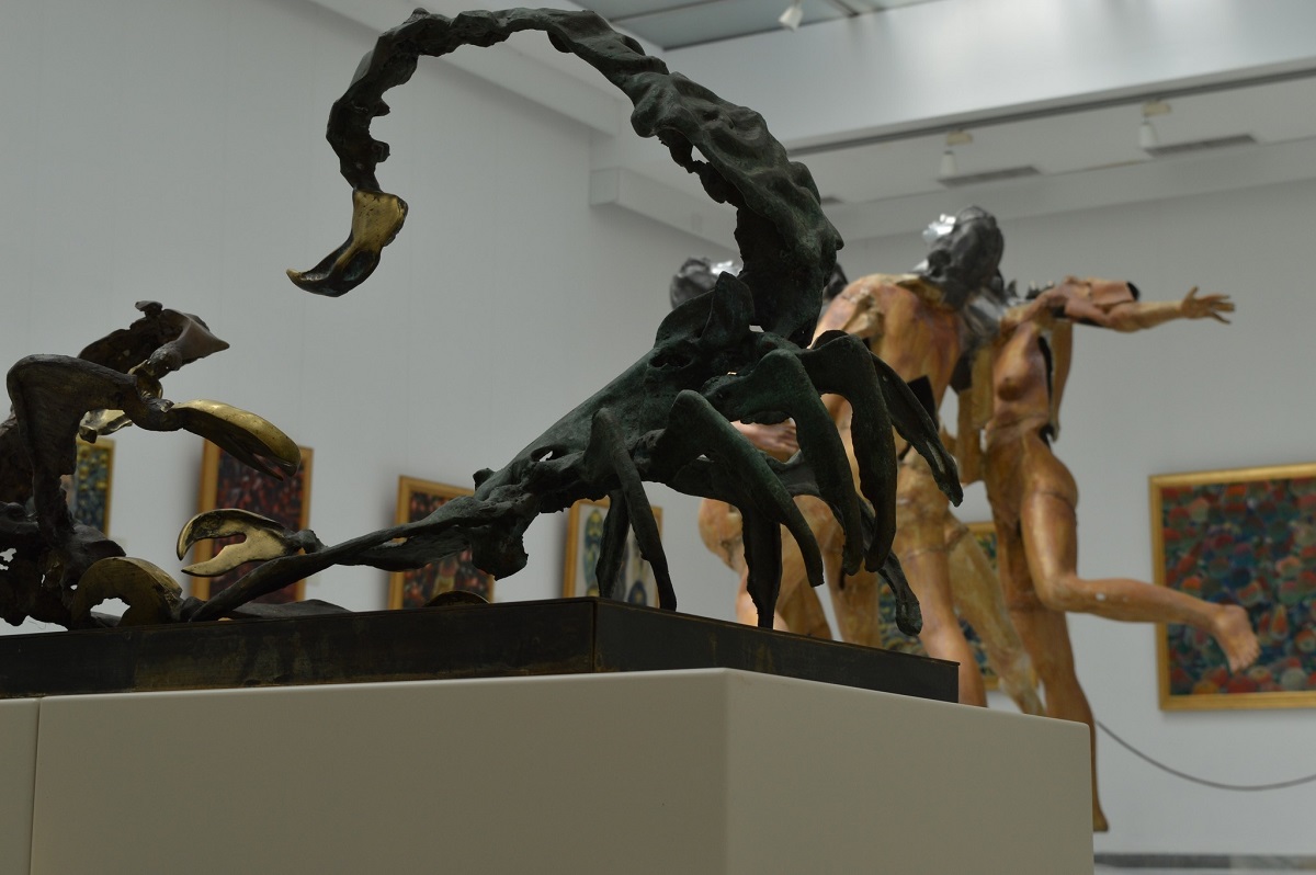 Изложбата Скулптура и процес представяща творчеството на Крум Дамянов бе