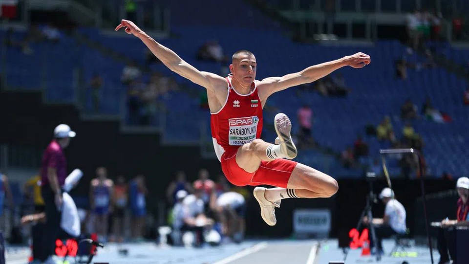 Божидар Саръбоюков се класира на шесто място в скока на