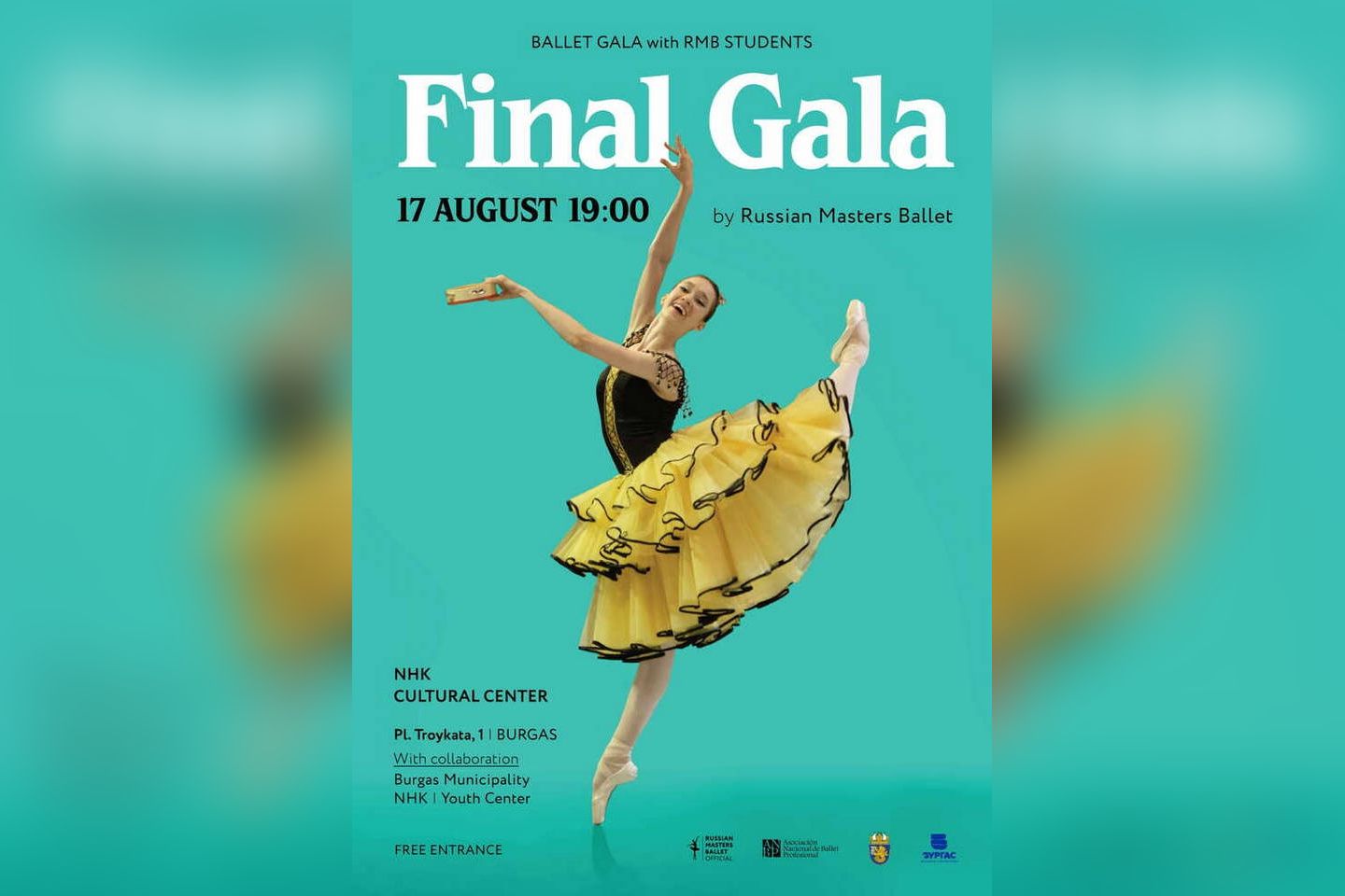 Международното лятно балетно училище на Академия Ваганова гостува за трета