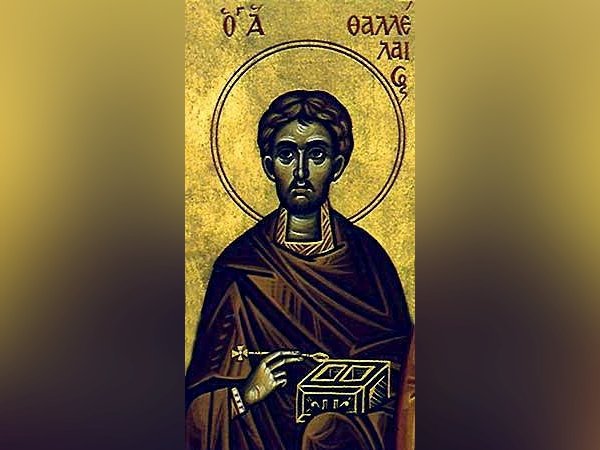 Свети мъченик Талалей бил посечен с мечПри управлението на император