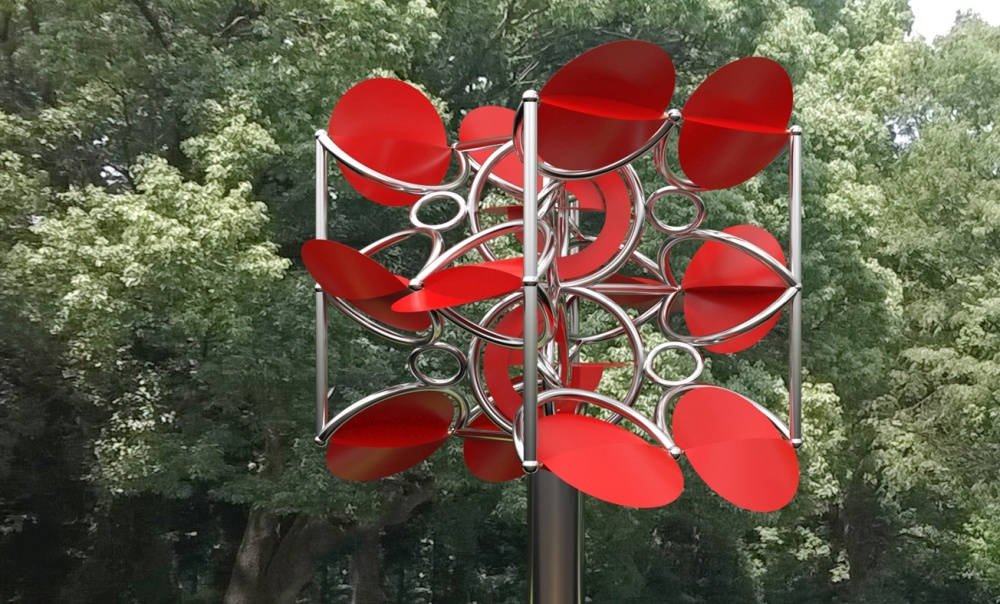 Съвкупност от кинетични скулптури вдъхновени от природата ще бъдат подредени
