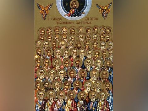 Тези свети мъже след много трудове и подвизи предали душите