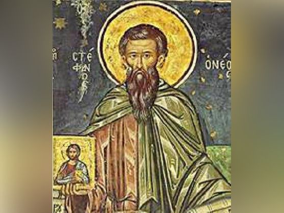 Преподобномъченик Стефан Нови бил посветен Богу още при раждането сиПреподобни