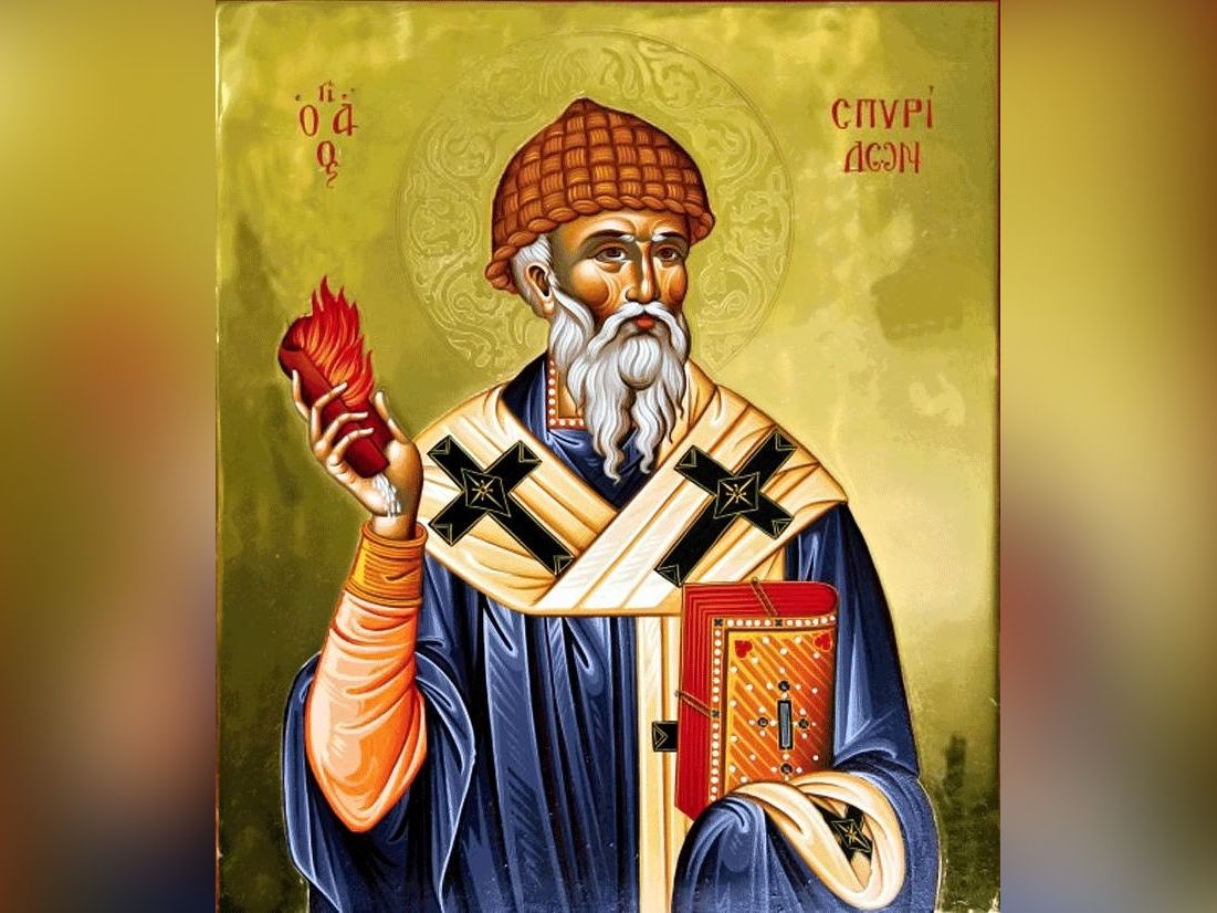 В царуването на император Константин Спиридон бил поставен епископ в