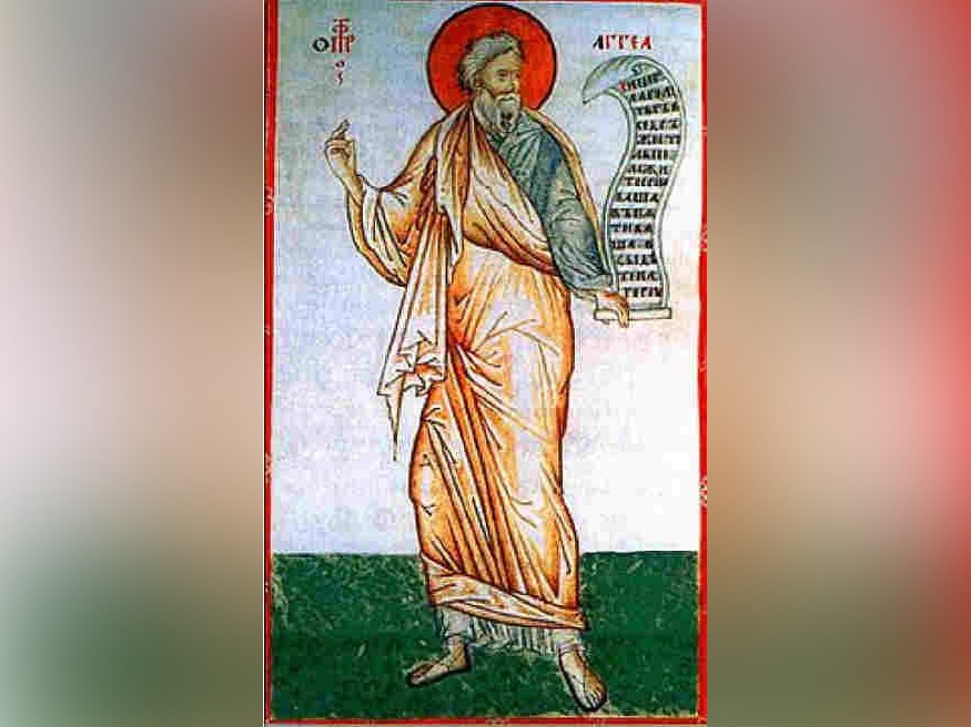 Свети Агей бил съвременник на построяването на втория Йерусалимски храмСвети