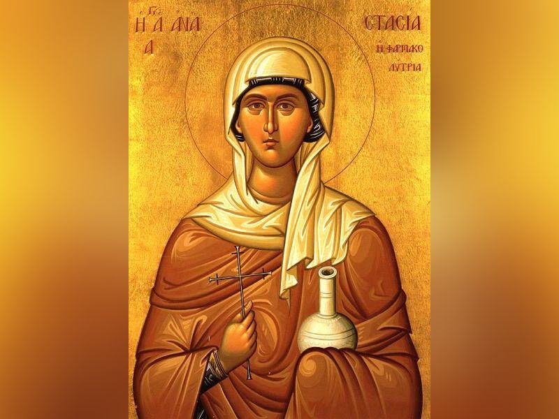 Анастасия следвала примера на своя учител ХрисогонСв Анастасия била дъщеря