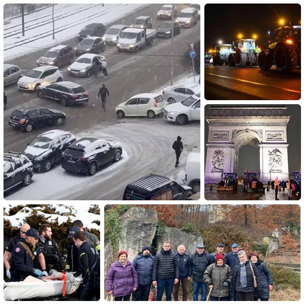 Мъж правещ опит за забранена маневра излезе с бухалка да