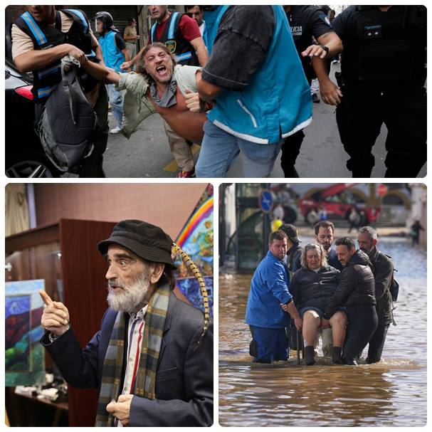 Част от магистрала се срути в Португалия след като обилните