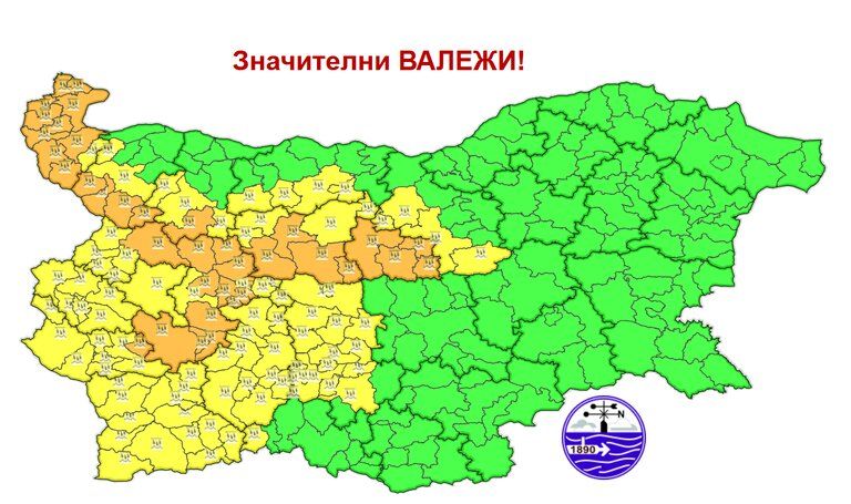 Внимание Опасни метеорологични явления За 04 06 2026 г НИМХ
