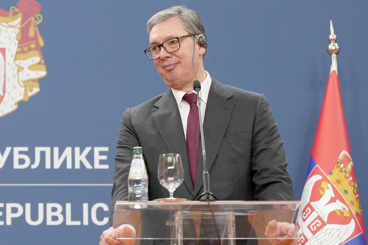 Сръбският президент Александър Вучич заяви пред медии в грузинската столица